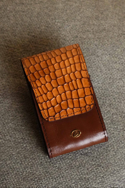 LOGO CIGARETTE CASE CB619 TAN