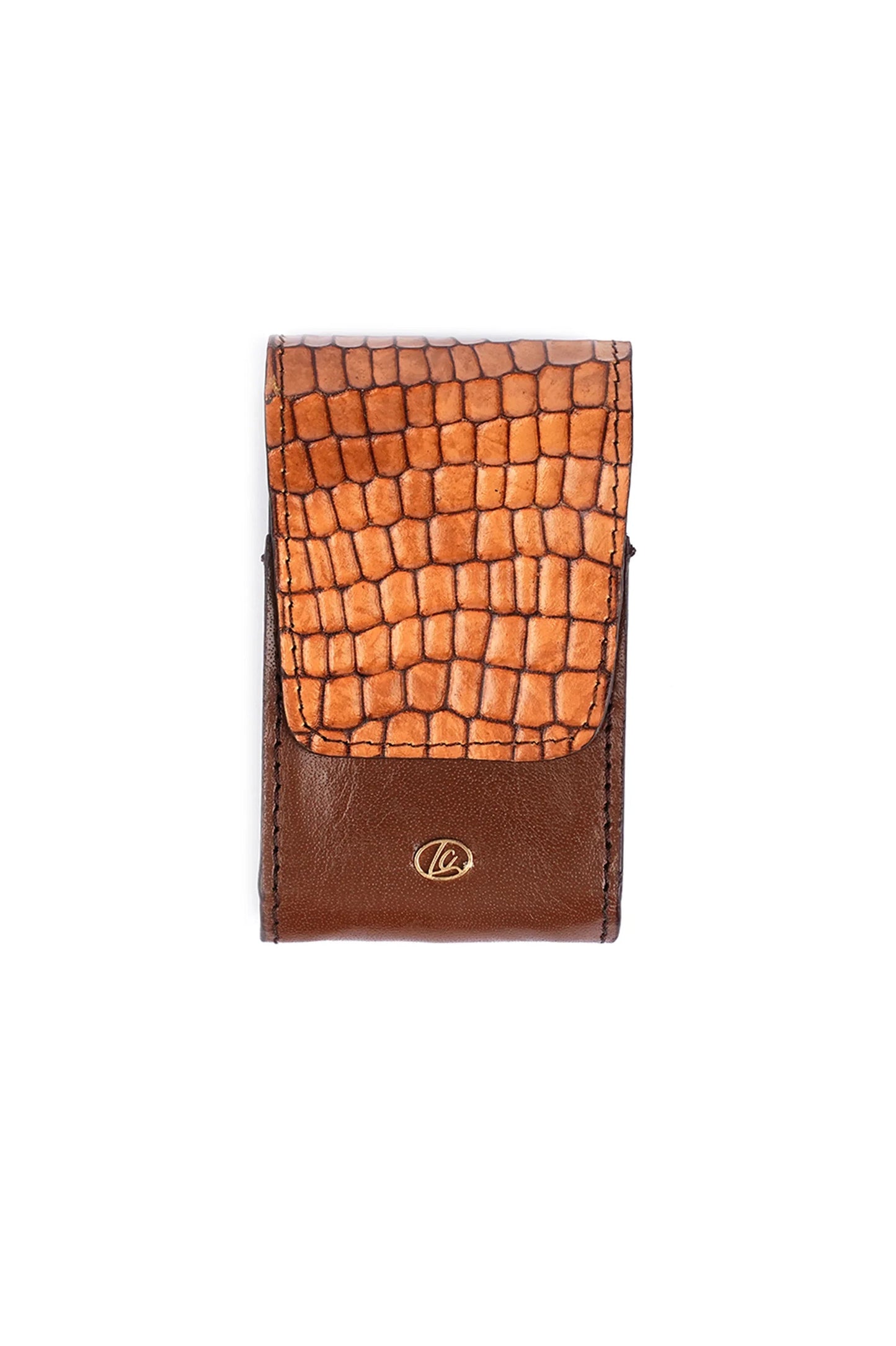 LOGO CIGARETTE CASE CB619 TAN