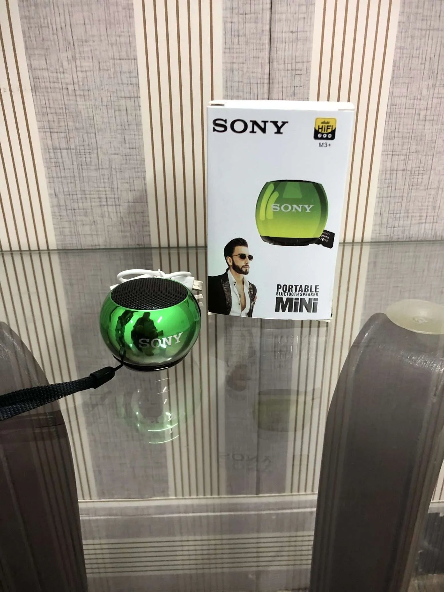 Sony Mini Portable Bluetooth &amp; Rechargeable Speaker With Memory Card Support (Random color)