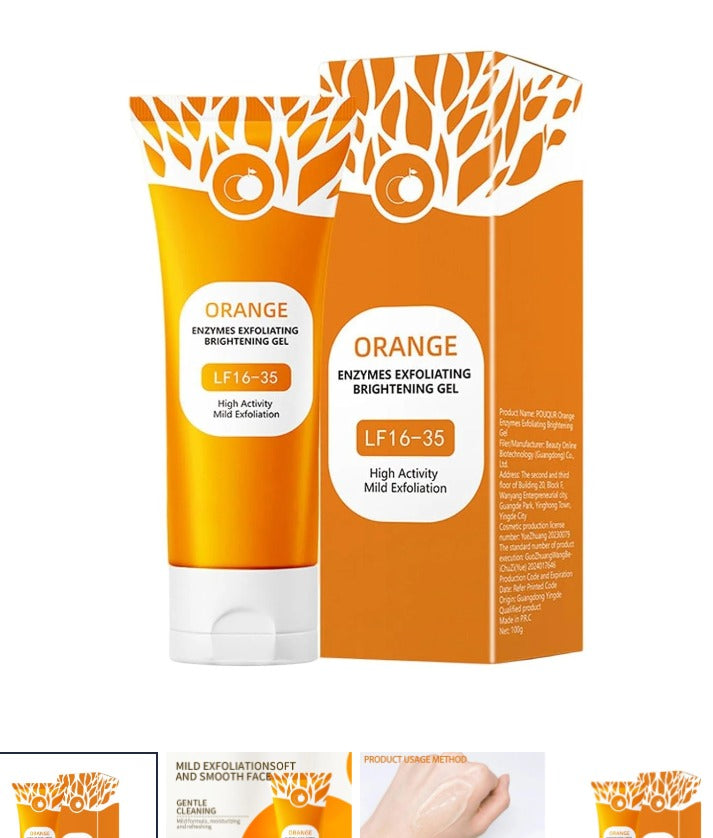 Orange Enzyme Glow Gel 😍 Dark Spot & Dead Skin Remover