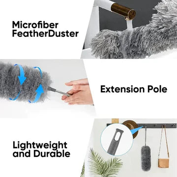 Flexible Microfiber Feather Duster Kit